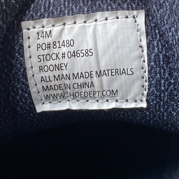 London Underground Faux Leather Chukka Dress Shoes Men's 14 Brown - Picture 12 of 16